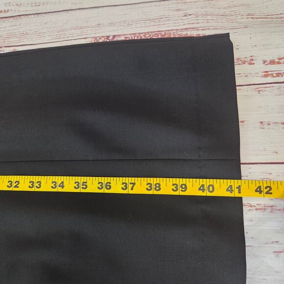 Talbots Black Midi Sleeveless Sheath Dress 10 Slit Basic Neutral Timeless Regal - Picture 14 of 15